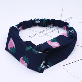 Fashion Women Girls Summer Bohemian Hair Bands Print Headbands Vintage Cross Turban Bandage Bandanas HairBands Hair Accessories - Get Me Products