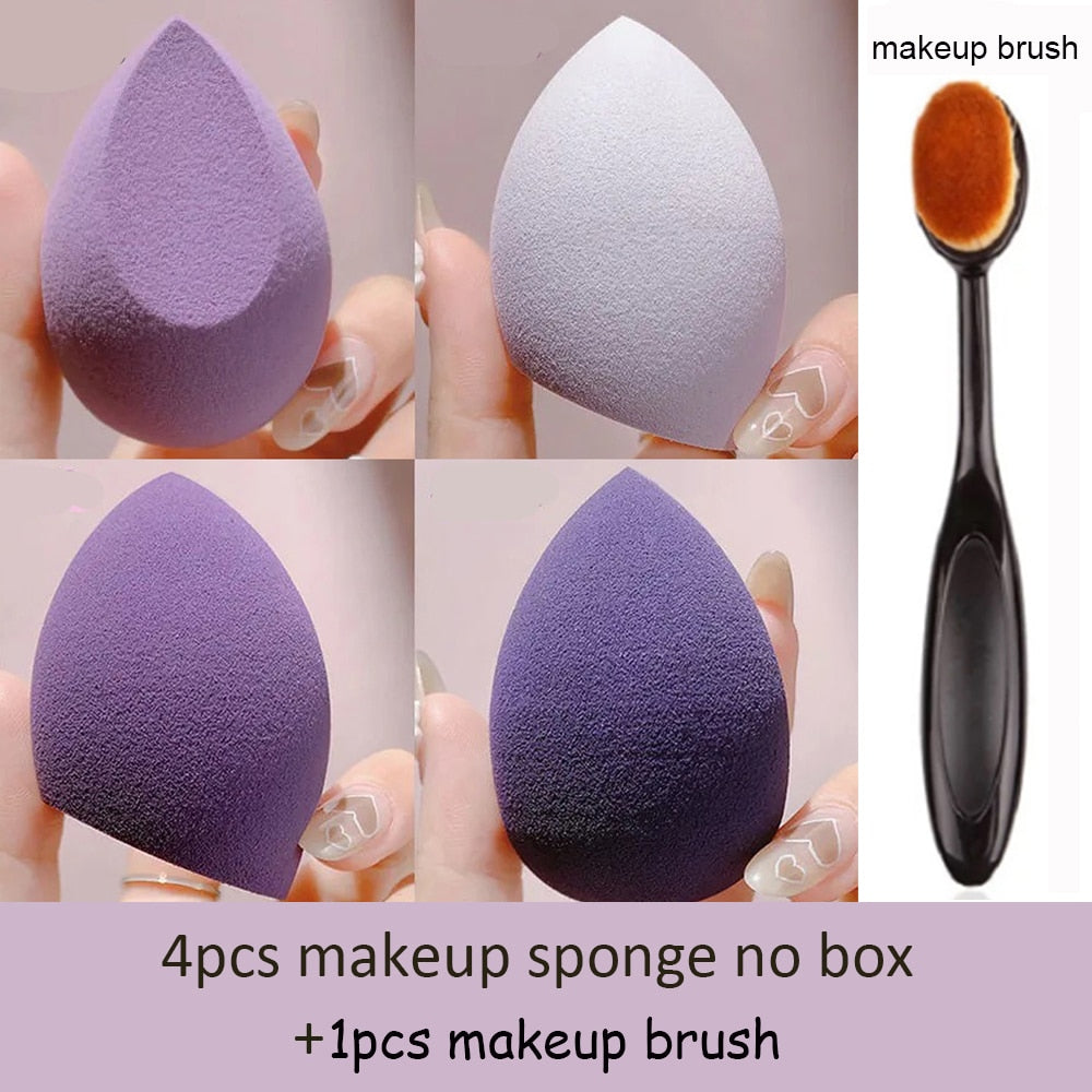 Sponge for Makeup Beauty Blender with Box Foundation Powder Blush Make up Tool Beauty Egg 1/4pc XISHOW Makeup Sponge Blender - Get Me Products