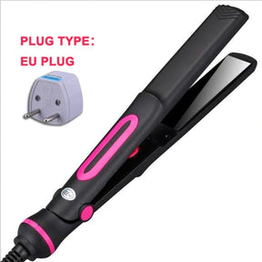 Hair Straightener Temperature Adjustment Tourmaline Ionic Flat Iron Widen Panel Ceramic Heating Plate Salon Styling Tool - Get Me Products