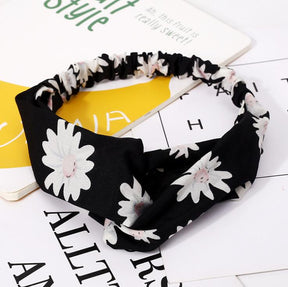 Fashion Women Girls Summer Bohemian Hair Bands Print Headbands Vintage Cross Turban Bandage Bandanas HairBands Hair Accessories - Get Me Products