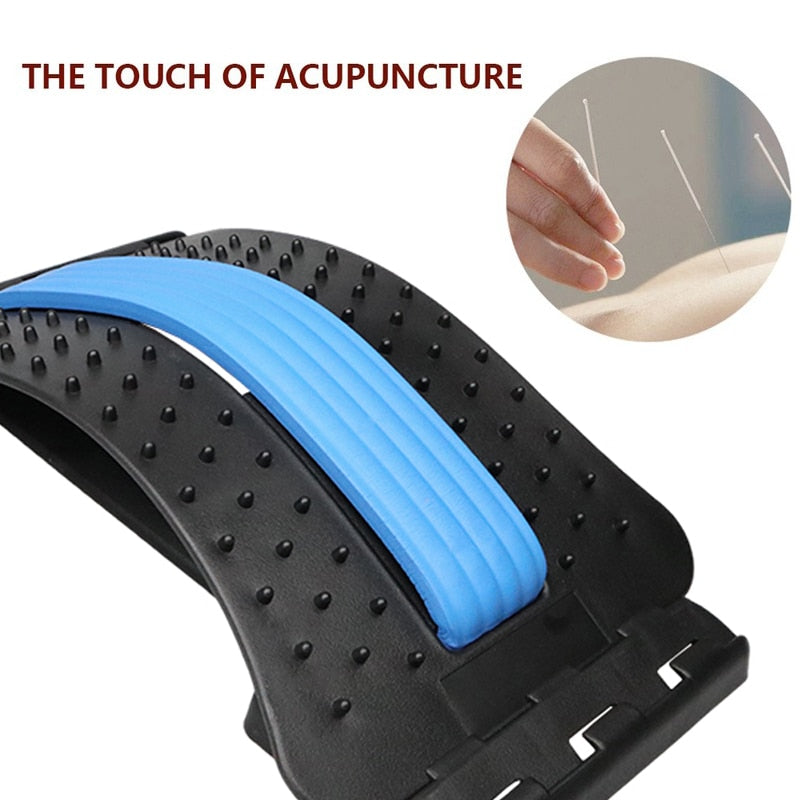 Back Massager Stretcher Equipment Massage Tools Massageador Magic Stretch Fitness Lumbar Support Relaxation Spine Pain Relief - Get Me Products
