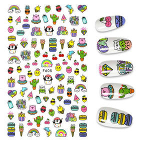 The New 3D Nail Sticker Cool English Letter stickers for nail  Foil Love Heart Design Nails Accessories Fashion Manicure Sticker - Get Me Products