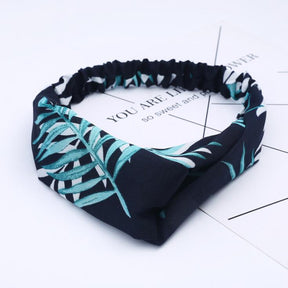 Fashion Women Girls Summer Bohemian Hair Bands Print Headbands Vintage Cross Turban Bandage Bandanas HairBands Hair Accessories - Get Me Products