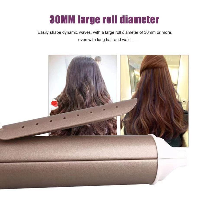 Straightener Dual-Use Hair Curler Large Volume Straig Does Not Hurt hair Inner Buckle Air Bangs Plate Salon Styling Tool - Get Me Products