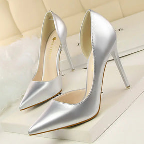 High heel stiletto d'orsay pumps fashion daily wear dress shoes pointed toes pumps heel shoes - Get Me Products