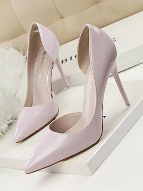 High heel stiletto d'orsay pumps fashion daily wear dress shoes pointed toes pumps heel shoes - Get Me Products