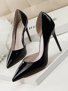 High heel stiletto d'orsay pumps fashion daily wear dress shoes pointed toes pumps heel shoes - Get Me Products