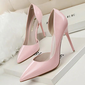 High heel stiletto d'orsay pumps fashion daily wear dress shoes pointed toes pumps heel shoes - Get Me Products