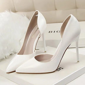 High heel stiletto d'orsay pumps fashion daily wear dress shoes pointed toes pumps heel shoes - Get Me Products