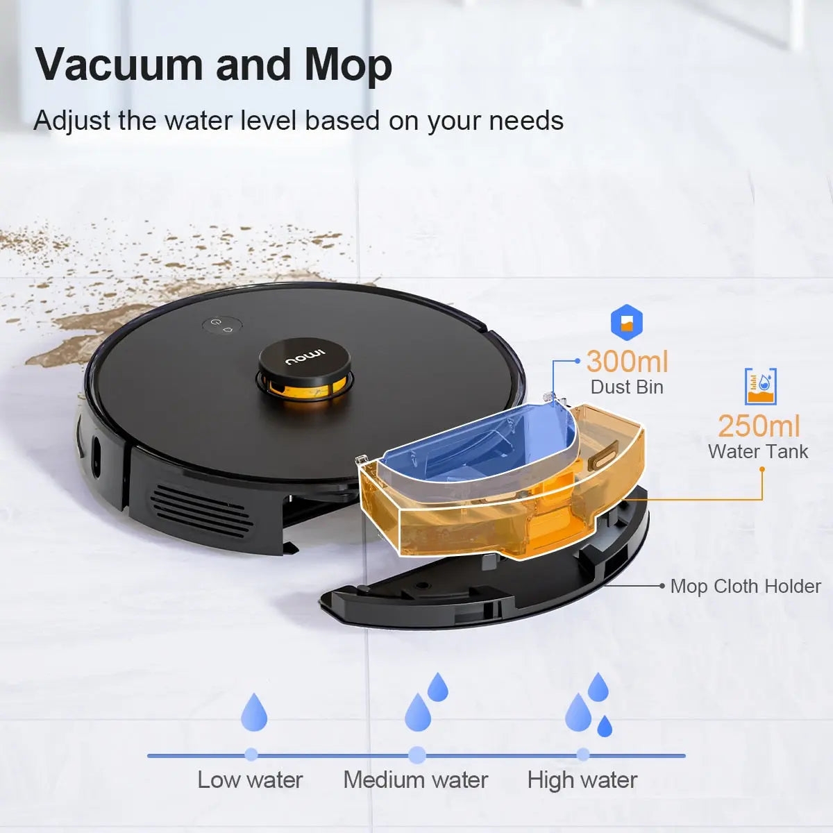 Imou Intelligent Robotic Self empty Vacuum Cleaner Robot Aspirador - Get Me Products