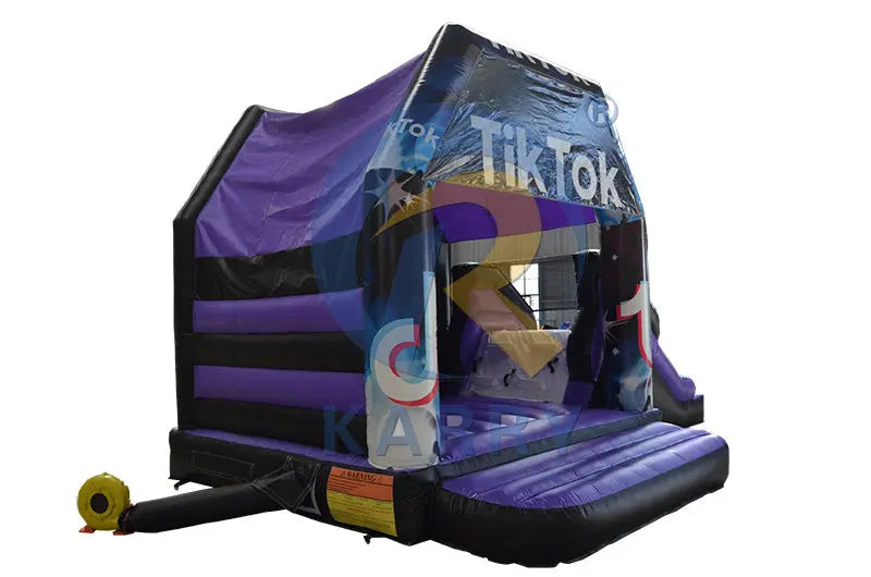 Inflatable Bouncy Moonwalk Commercial  Dry Bouncer Slider Tik tok combo Jumping Castle Bounce House Slide For Kids - Get Me Products