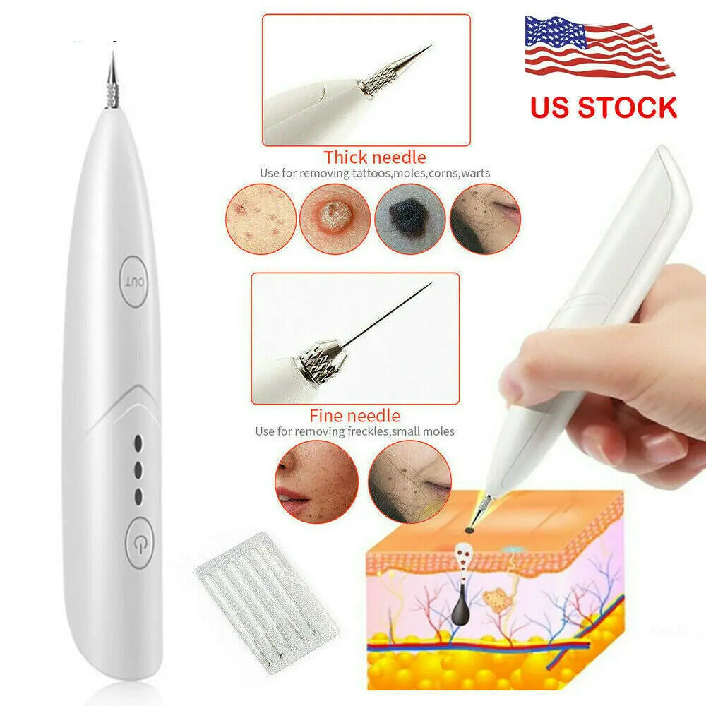 Ion Laser Freckle Skin Mole Dark Spot Remover Face Wart Tag Tattoo Removal Pen - Get Me Products