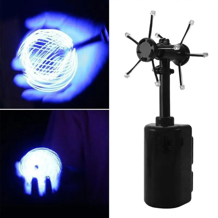 LED Light Balls Toy Luminous Rotating Floating Toy Spiral Pill Electric Toy Adjustable Spiral Pill Generator getmeproducts.co.uk
