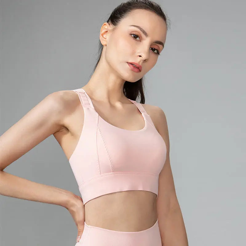 Large Size Fixed Cup Sports Bra All-in-one Female - Get Me Products