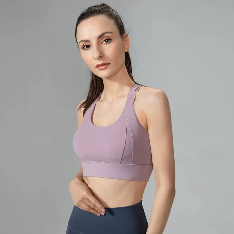 Large Size Fixed Cup Sports Bra All-in-one Female - Get Me Products