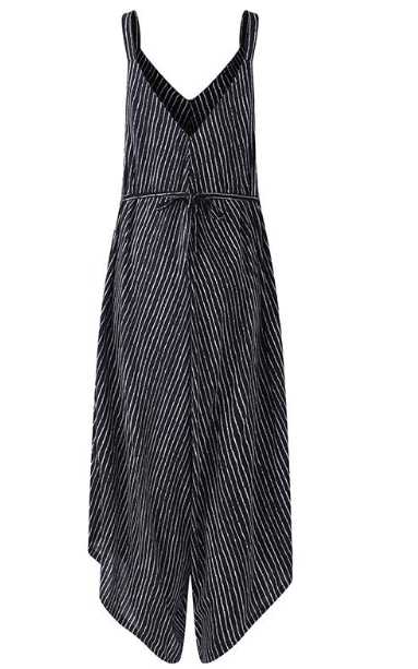 Light Ripe Women's Striped Suspenders Loose One-piece Cropped Pants - Get Me Products