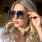 Designer Sunglasses Women Fashion Shades UV400 Big Glasses Oculos CE UV400 PC Gradient Resin - Get Me Products
