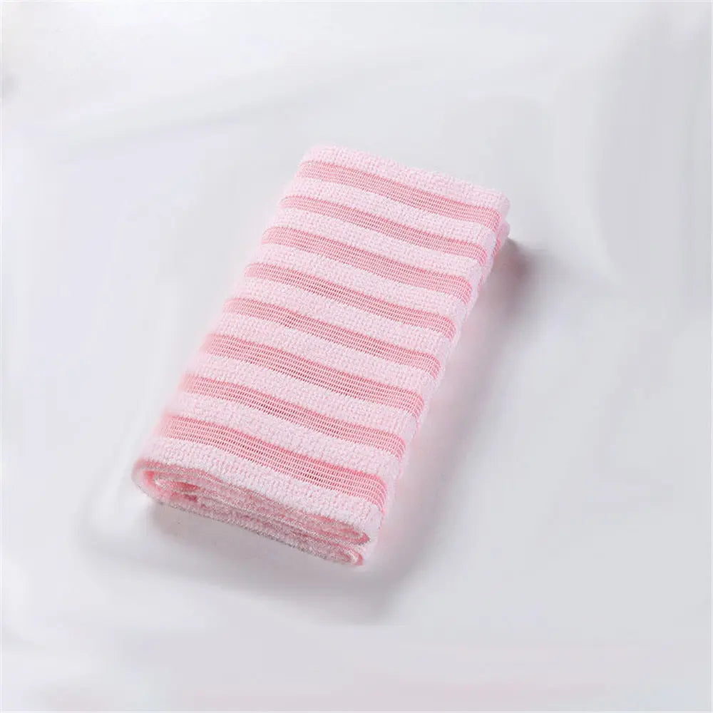 Men Bath Shower Towel Long Strip Back Scrub Rubbing Rub Sponge Washer Gray Dead Skin Remove Tool Friendly Artifact Home Gadgets - Get Me Products