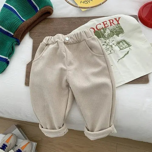 Milancel 2022 Spring New Baby Pants Solid Boys Pants Fashion Kids - Get Me Products