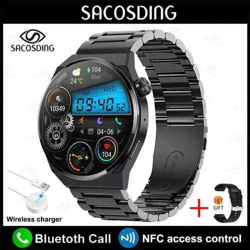 Smart Watch Men GT3 Pro AMOLED HD Screen Heart Rate - Get Me Products