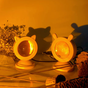 Sunset Projection Lamp Sunset Light RGB Mini Cat Ears Sunset Light Atmosphere Light Night Light Living Room Bedroom Projection - Get Me Products