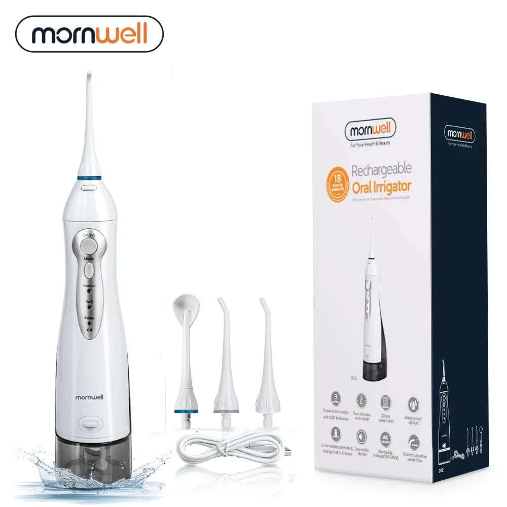 Oral Irrigator USB Rechargeable Water Flosser Portable Dental Water - Get Me Products