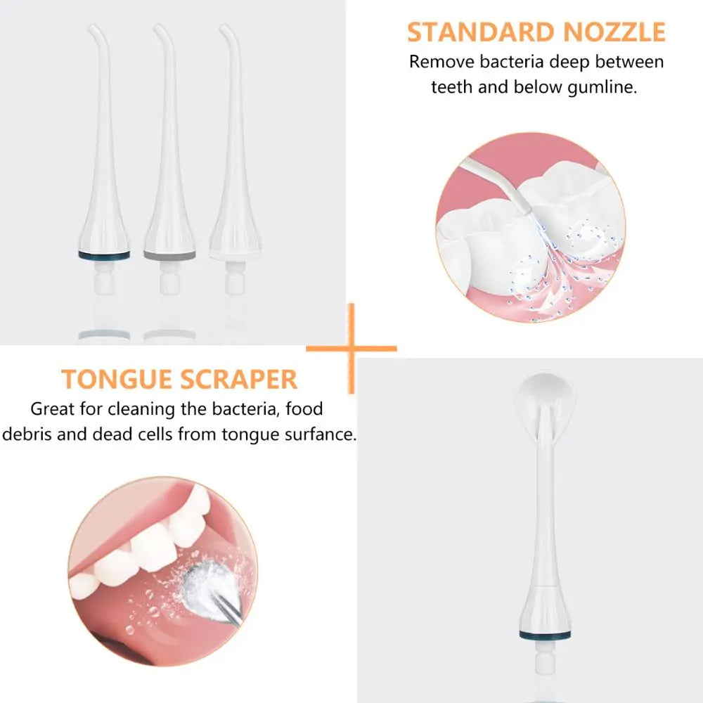 Oral Irrigator USB Rechargeable Water Flosser Portable Dental Water - Get Me Products