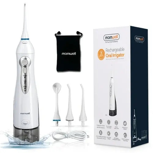 Oral Irrigator USB Rechargeable Water Flosser Portable Dental Water - Get Me Products