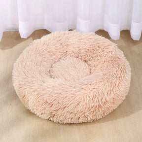 Pet Cats and Dogs Luxury Donut Bed Warm Soothing Joints Deepen Sleeping fluffy dog bed - Get Me Products