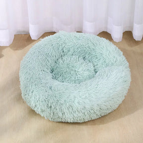 Pet Cats and Dogs Luxury Donut Bed Warm Soothing Joints Deepen Sleeping fluffy dog bed - Get Me Products