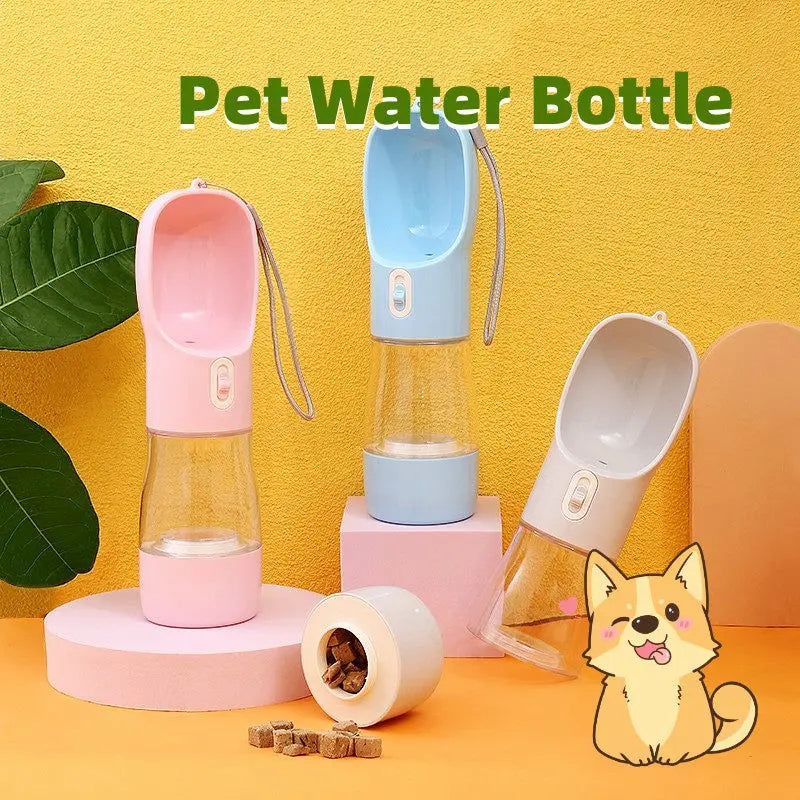 Pet Dog Water Bottle Feeder Bowl Portable Water Food Bottle Pets Outdoor Travel Drinking Dog Bowls Water Bowl For Dogs - Get Me Products