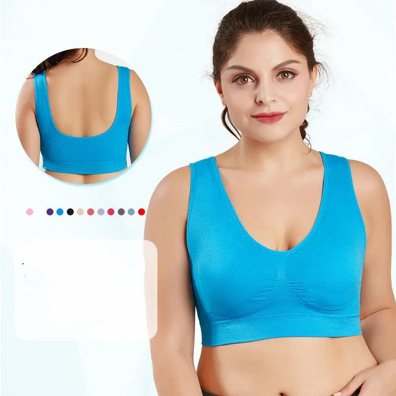Plus Size Bras For Women Seamless Bra With Pads Big Size 5XL 6XL Bralette Push Up Brassiere Bra Vest - Get Me Products
