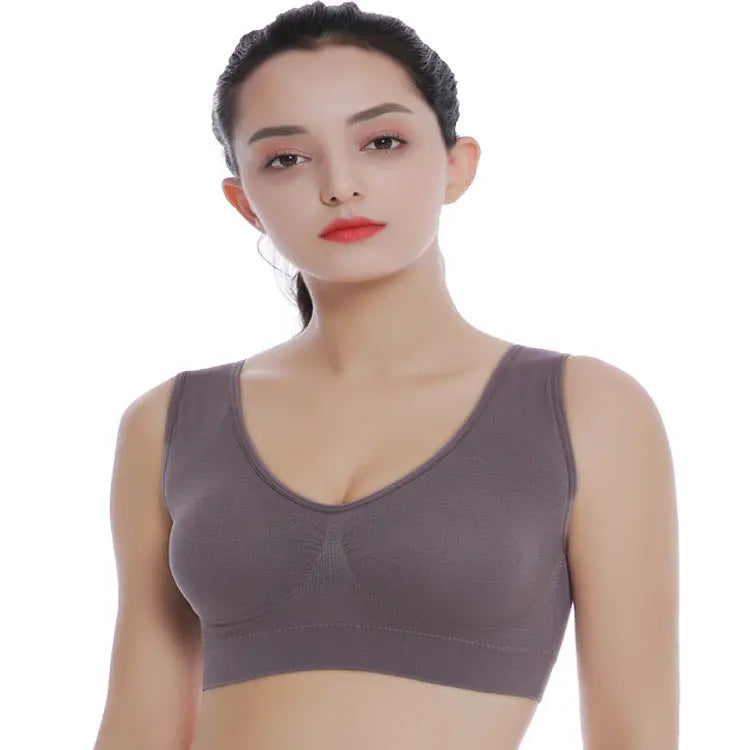 Plus Size Bras For Women Seamless Bra With Pads Big Size 5XL 6XL Bralette Push Up Brassiere Bra Vest - Get Me Products