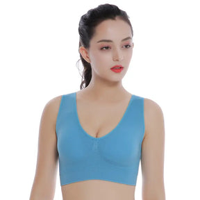 Plus Size Bras For Women Seamless Bra With Pads Big Size 5XL 6XL Bralette Push Up Brassiere Bra Vest - Get Me Products