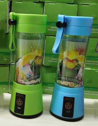 Portable Blender With USB Rechargeable Mini Kitchen Fruit Juice Mixer Home Simple Portable Electric Mini Juicer - Get Me Products