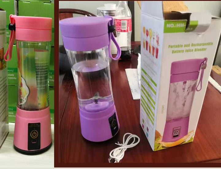 Portable Blender With USB Rechargeable Mini Kitchen Fruit Juice Mixer Home Simple Portable Electric Mini Juicer - Get Me Products