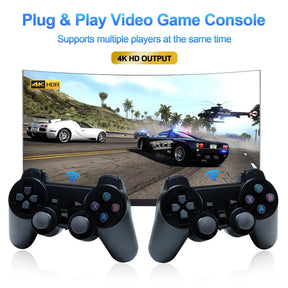 Retro Game Console 4k 60fps Hdmi Output Low Latency Tv Game Stick 2.4g - Get Me Products