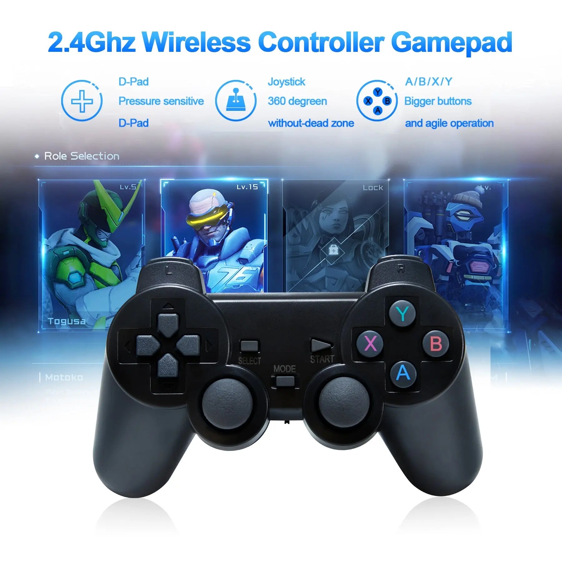 Retro Game Console 4k 60fps Hdmi Output Low Latency Tv Game Stick 2.4g - Get Me Products