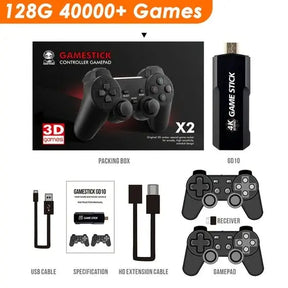 Retro Game Console 4k 60fps Hdmi Output Low Latency Tv Game Stick 2.4g - Get Me Products