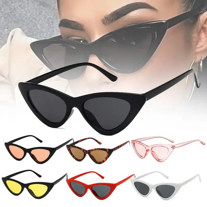 Riding Glasses Fishing Glasses Retro Vintage Sunglasses Vintage Cateye Goggles Sexy Small Cat Eye Sun Glasses for Women - Get Me Products