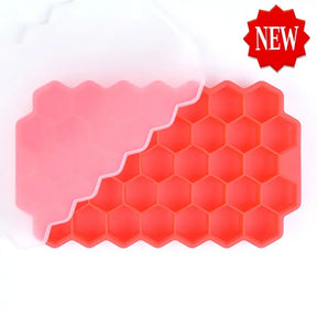 SILIKOLOVE Honeycomb Ice Cube Trays with Removable Lids Silica Gel Ice Cube Mold BPA Free - Get Me Products