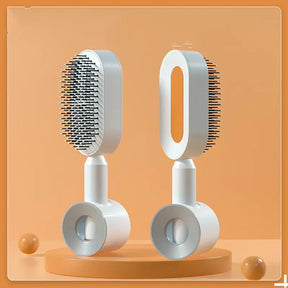 Self Cleaning Hair Brush For Women One-key Cleaning Hair Loss Airbag Massage Scalp Comb Anti-Static Hairbrush - Get Me Products