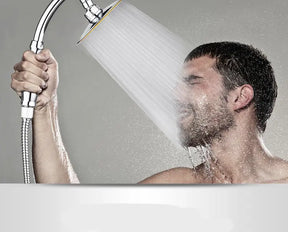 Shower Head 6inch Pressurized Hand-held Overhead Universal Shower Head Shower Set - Get Me Products