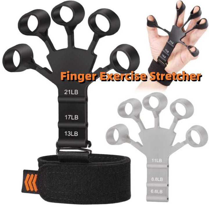 Silicone Grip Device Finger Exercise Stretcher Finger Gripper Strength Trainer Strengthen Rehabilitation Training - Get Me Products