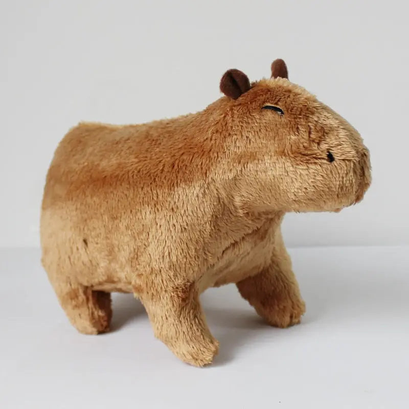 Simulation Capybara Stuffed Animals Plush Toy Soft Dolls Real Life Capybara Dolls Kids Toys Peluche Juguetes Christmas Gift 18cm - Get Me Products