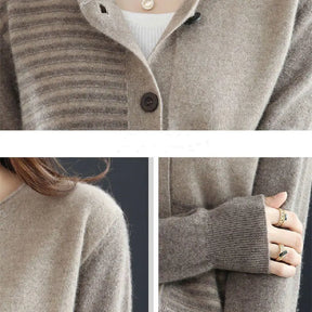 Slim Round Neck Sweater Loose Top - Get Me Products