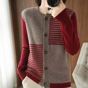 Slim Round Neck Sweater Loose Top - Get Me Products