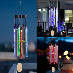 Solar wind chimes outdoor patio lamp - Get Me Products