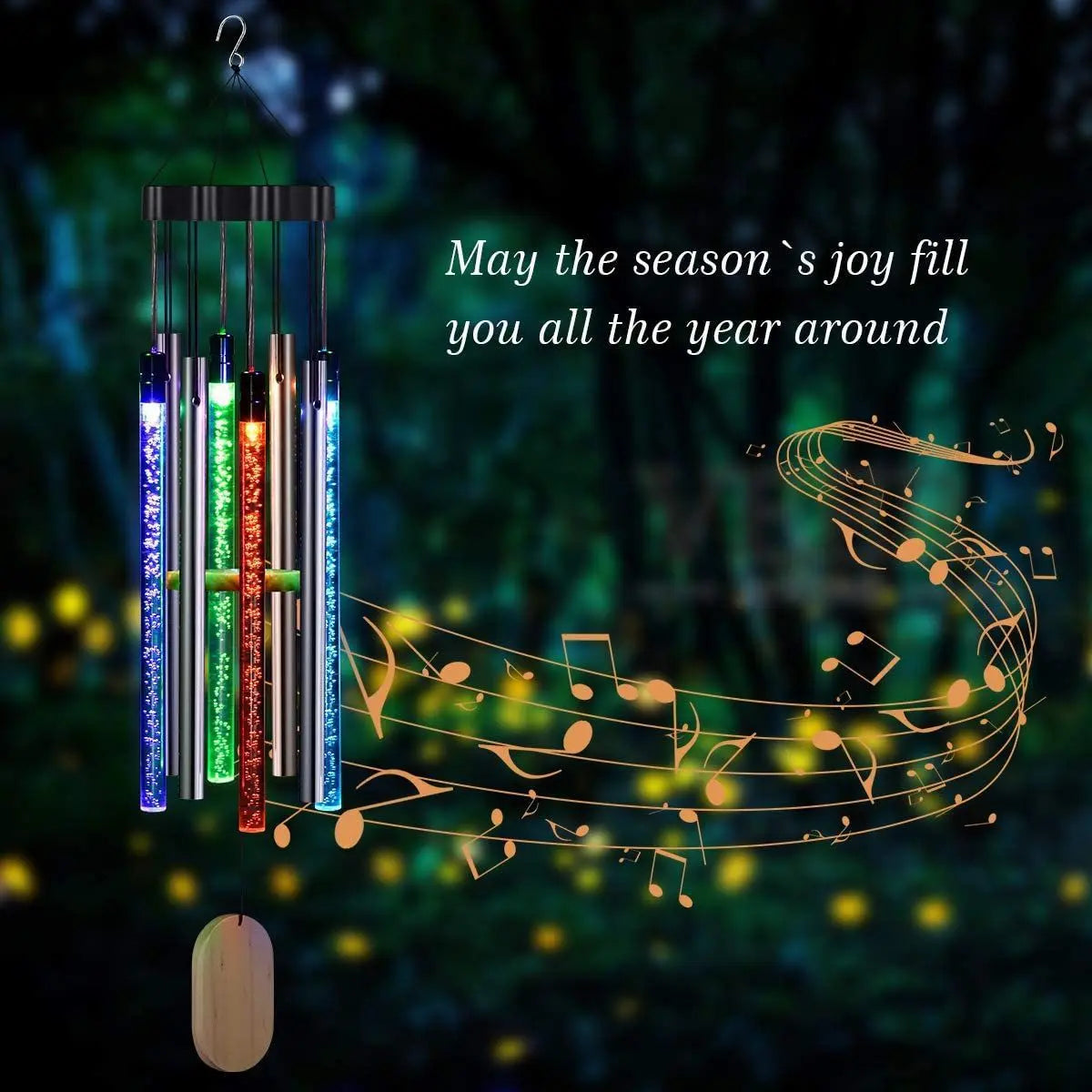 Solar wind chimes outdoor patio lamp - Get Me Products