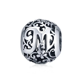 Sterling silver super mom charms pendants I love my family charm pendant kids charms for bracelet making jewelry - Get Me Products